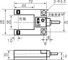 瀛來(lái)機(jī)電 SU003 1K 高分辨率槽型漫反射光電開(kāi)關(guān) 智能控制的精密之選